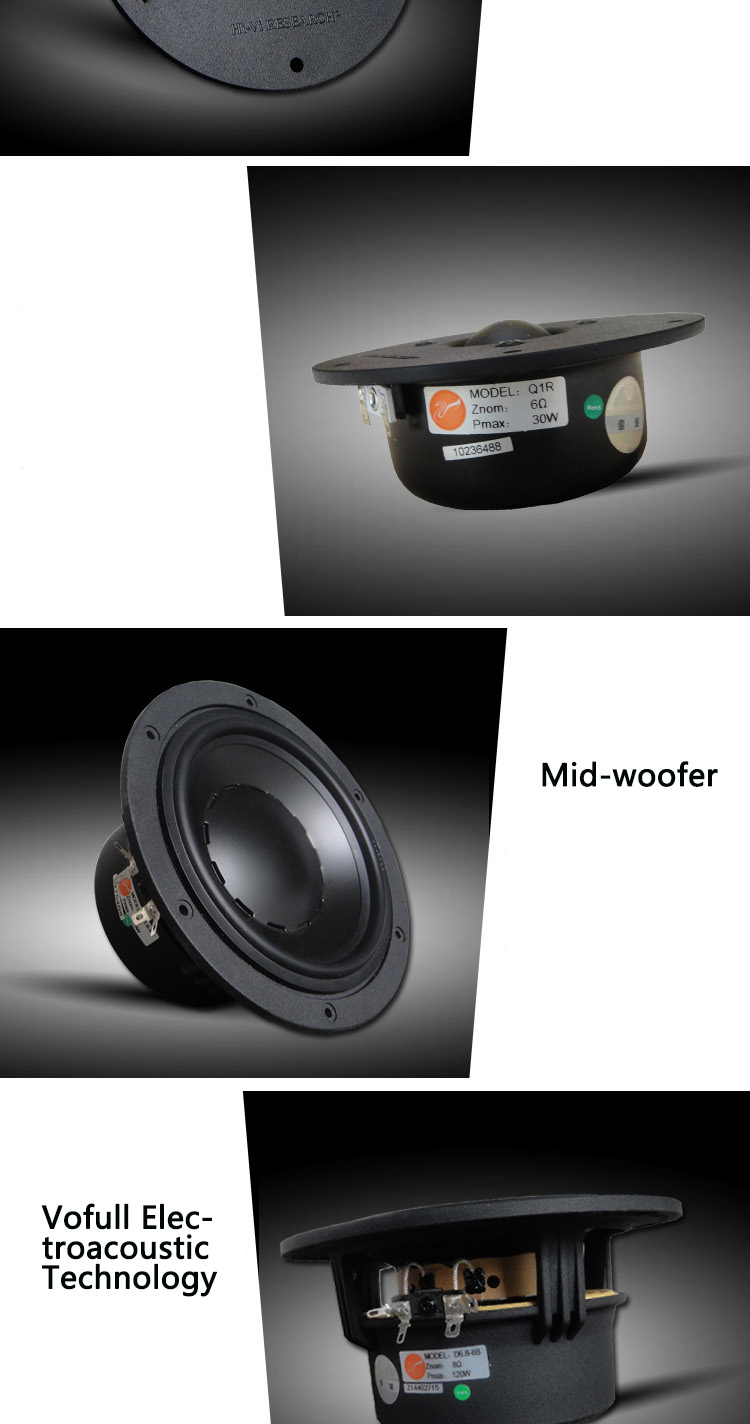 120W HIFI Bluetooth Bookshelf Speakers With Subwoofer Wireless