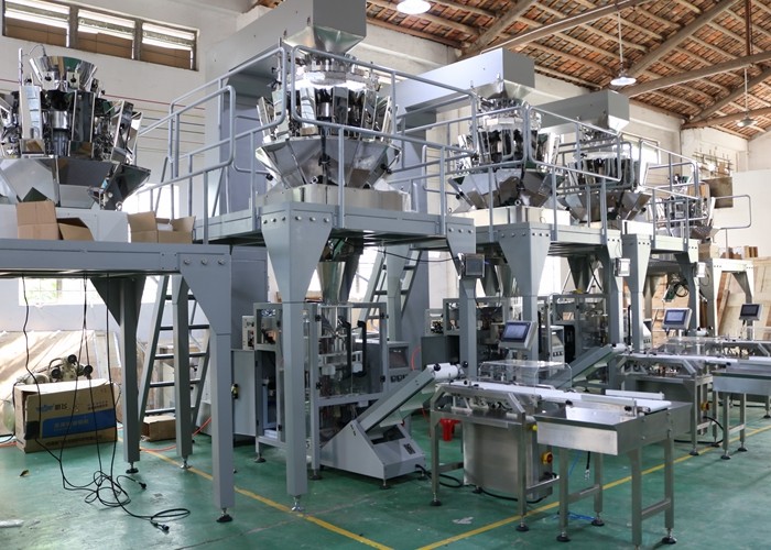 Coffee bean / Ground coffee / Roast coffee bean Multihead Weigher Automatic Packing Machine with valve