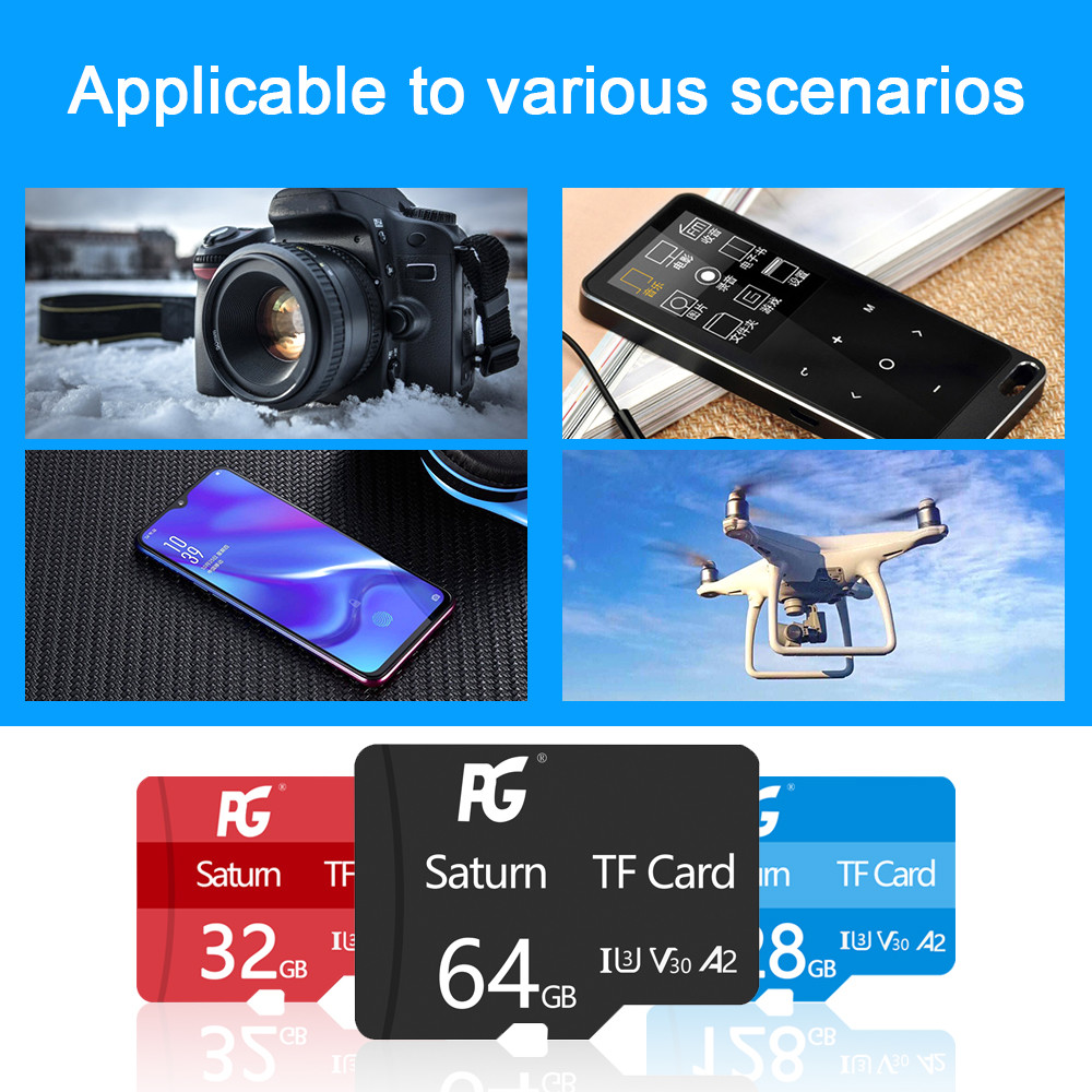 OEM ODM U3 A2 C10 Mini TF Card 128GB 16GB 32GB 64GB Camara Memory Card Wholesale