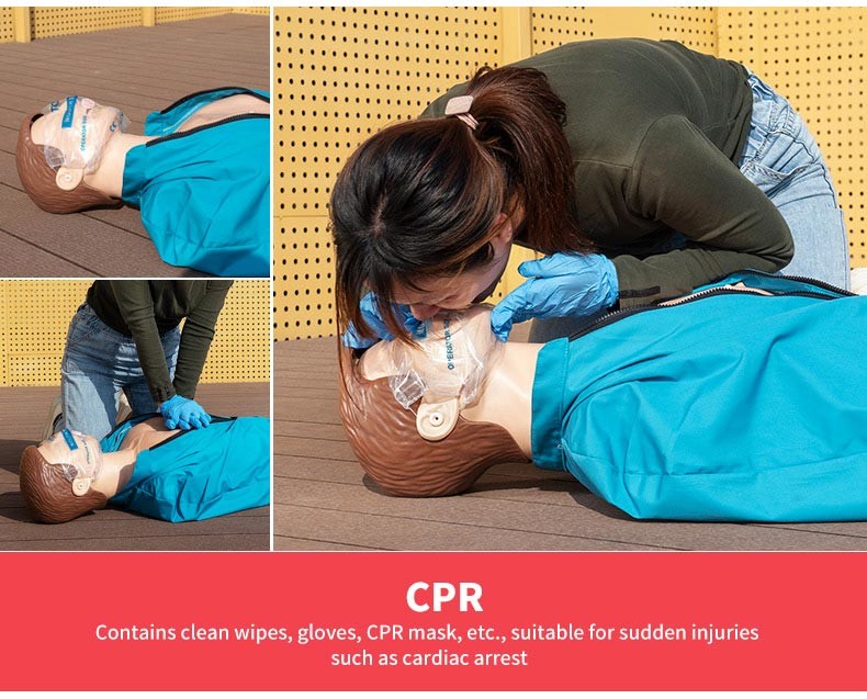 Private Label Portable Medical Kit 600D Waterproof Polyester Material