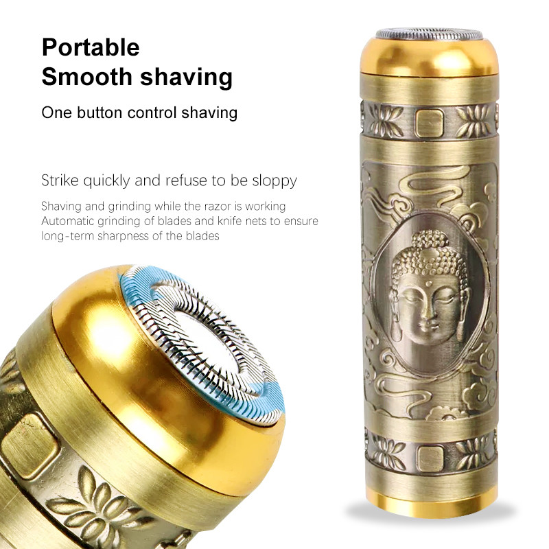Dry Wet Rechargeable Electric Shaver Washable Blade For Men