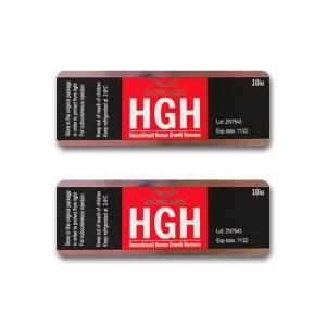 China HG Hormone Hologram 10ml vial Glass Vial Labels wholesale