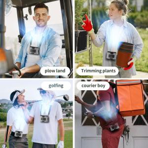China Socool Fan 20000mAh Mini Rechargeable Fan Portable Clip Outdoor Turbo Fan Type-C Multifunction Fan wholesale