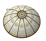 China Graphic Design Tempered Architectural Stained Glass Roof Skylight Church Style wholesale