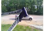Aluminium 700C Road Racing Bike Frame With Carbon Fiber Rear Upper Fork