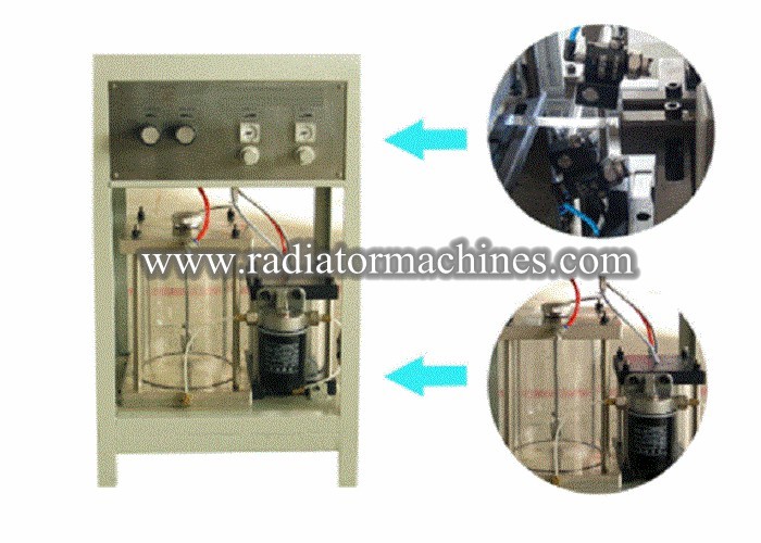 High Speed Auto Radiator Fin Machine 280 M/Min Patent Lubrication System