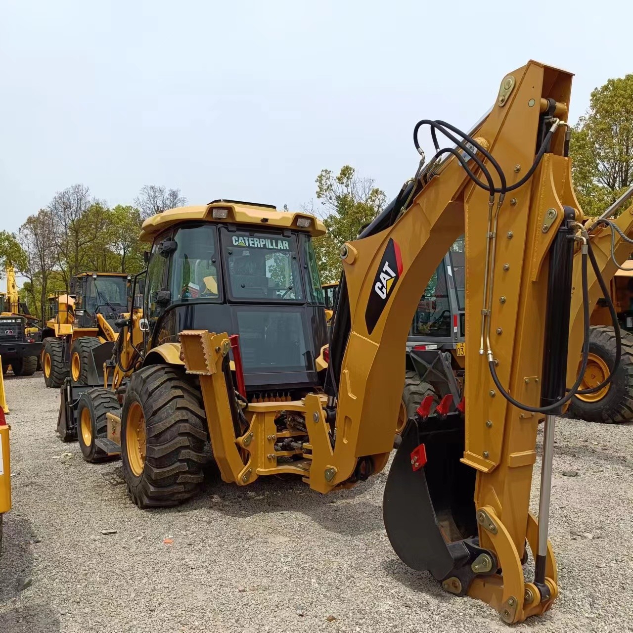 Cat 420F Used Loader Hydraulic System Second Hand Backhoe Loader