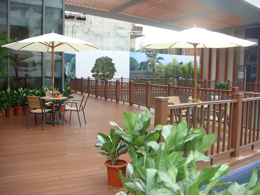WPC Wood Plastic Composite Decking Flooring for Outdoor Garden