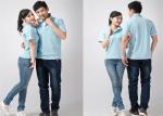 Summer Short Sleeve Cotton Polo Shirts Cuffs Contrast Two - Tone Splicing