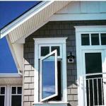 Custom Aluminum French Tempered Casement Glass Windows