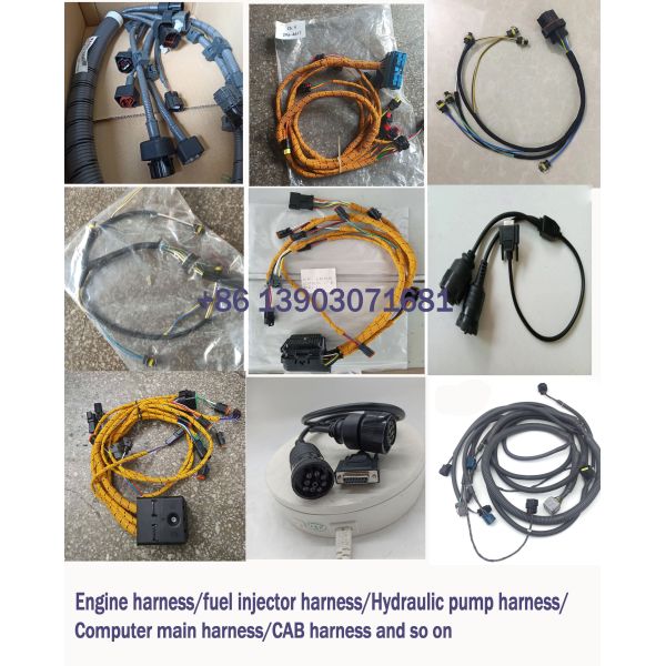 C7 Engine Wiring Harness for Caterpillar 325D Excavator Parts Wire Harness 198-2713