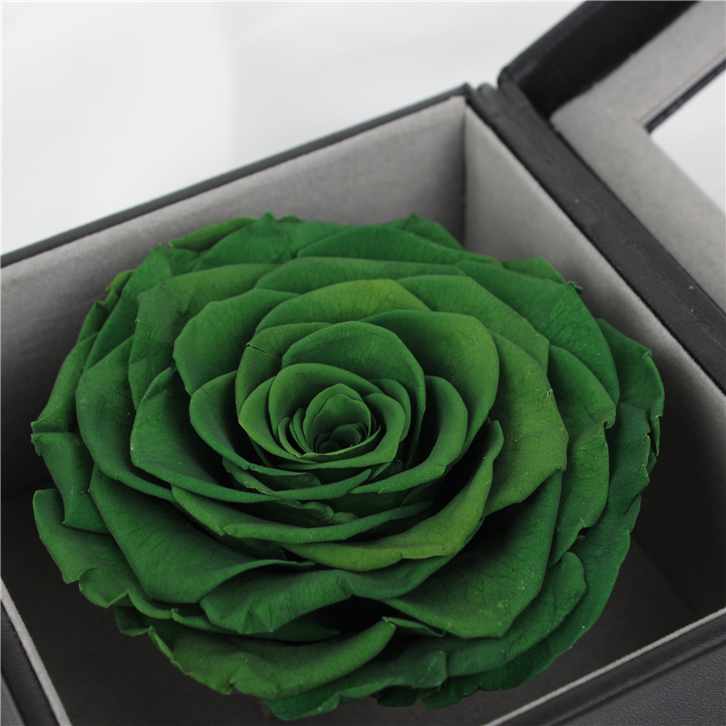 7-8CM Red Preserved Rose Gift Box For Celebration / Gift / Occasion