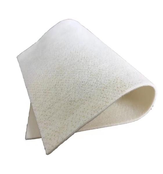 400gsm PPS Non Woven Needle Punch Felt Ferroalloy Smelting High Temperature