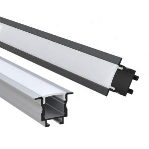 China Ultra Bright Recessed LED Profiles , Silver Extruded Aluminum LED Housing wholesale