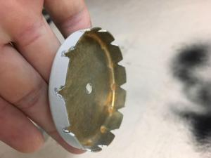 China White Painting Brass Laser Cutting Deep Drawing Metal Stamping wholesale