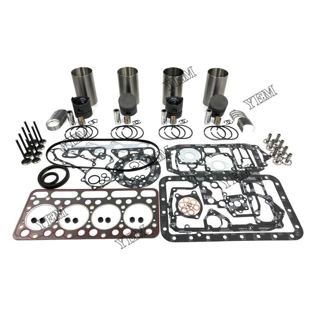 V1502 For Kubota Overhaul Kit With Valves Diesel engine