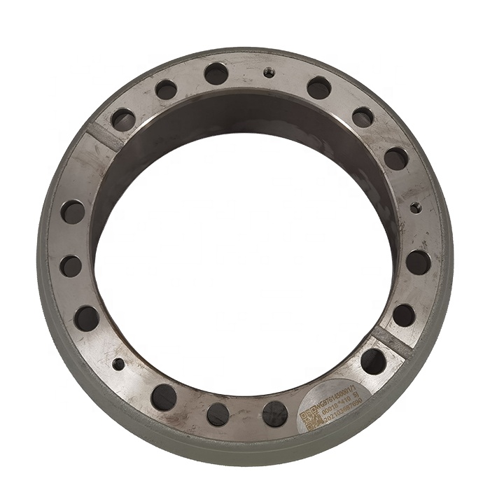 OE NO. WG4075450001 Certificate Iso-9001 SINOTRUK HOWO SITRAK C7H T7H truck spare parts MCP16 alex Rear brake drum