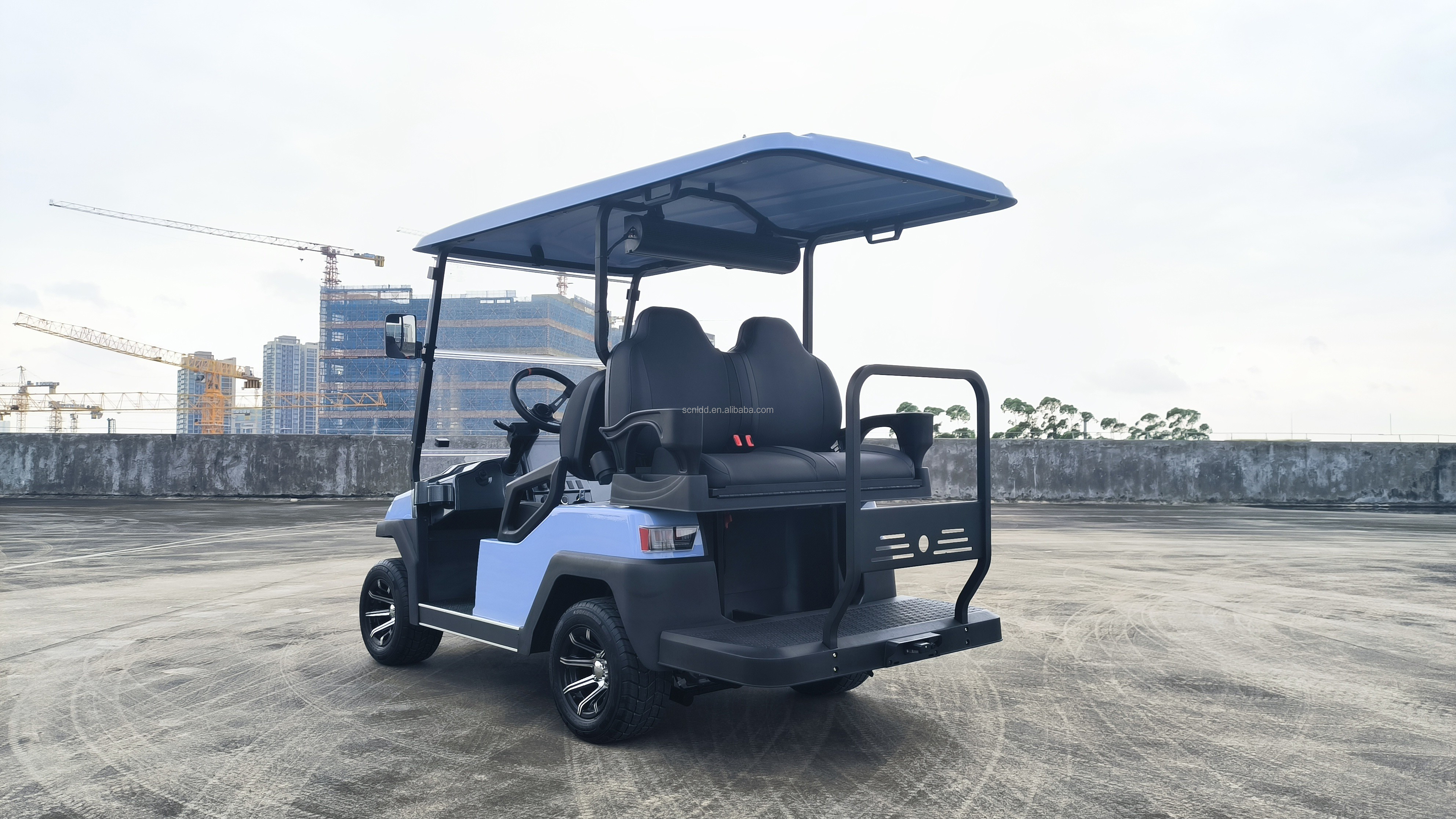 2 4 6 Seat Electric Lithium Battery Sightseeing Golf Cart Golf Buggy Car with DOT Comfortable and Spacious