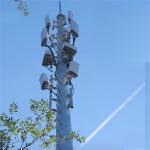 Iso 1461 Heavy Duty Monopole Antenna Tower Telecom Rooftop Roofing Monopole