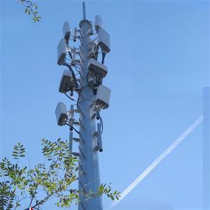 China High Self Supporting Round Pole Monopole Steel Tower Gsm Communication Mast Tower 20m 30m 40m wholesale