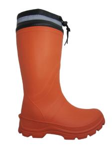 China Long Fleece Lining Snow EVA Slip Resistant Rain Boots wholesale