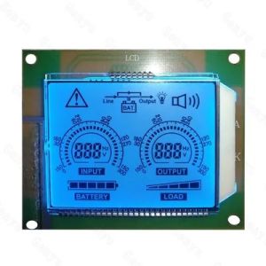 China 3.3V-5V 7 Segment TN LCD Display Blue Backlight HT1621 COB Module wholesale