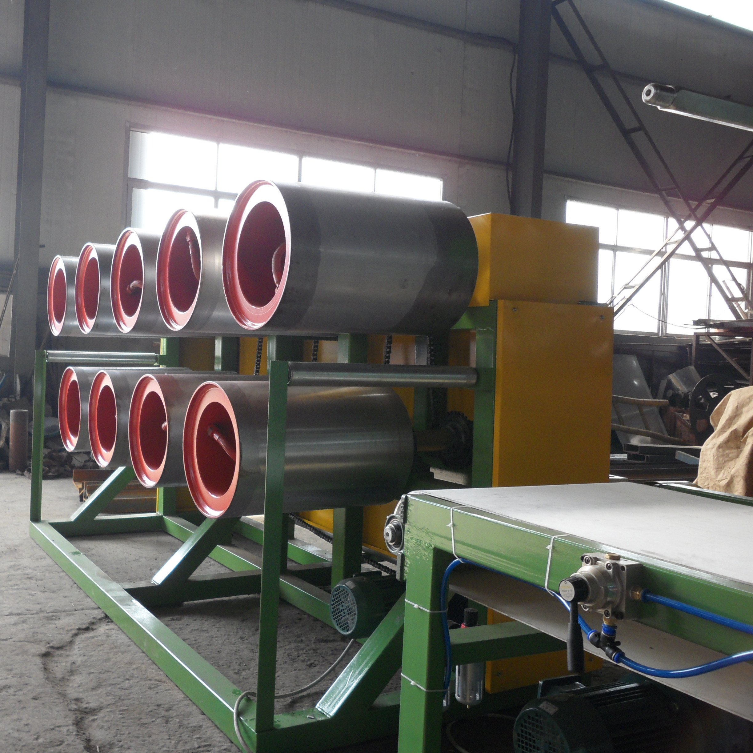 500mm Rubber Sheet Coiling Packaging Drum Roll Cooling Curve Motorcycle Tyre Making Machine