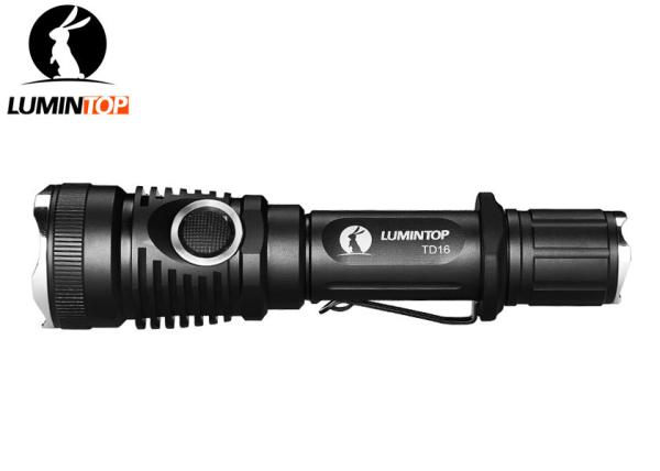 Emergency Lumintop Td16 Flashlight , Military Tactical Flashlight Max 1000