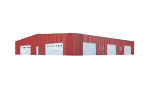 China 40*100 Customized Grid Steel Structure Building Warehouse GB wholesale