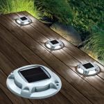 Wall Mounted Solar Powered Deck Light For Bright Illumination