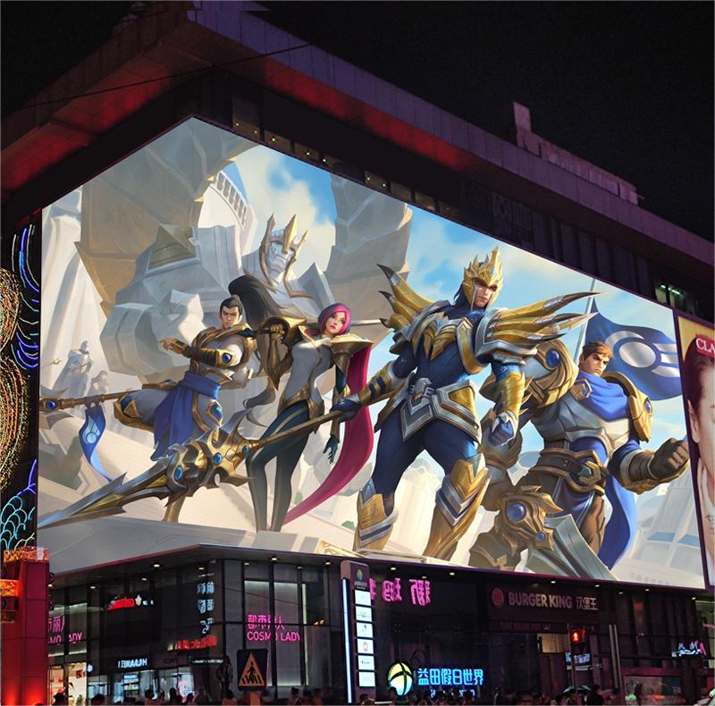 Full Color High Performance LED Digital Signage Display Customizable