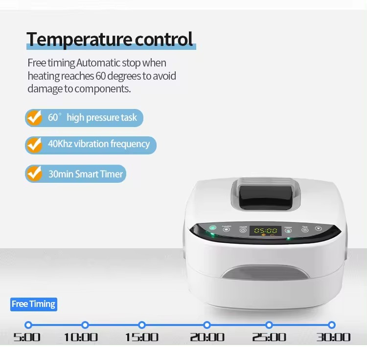 High Frequency Ultrasonic Dental Cleaner Household Dental/Fruit/Galssess/Jewelry Cleanning