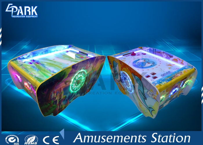 Fashion Appearance Video Arcade Game Machines For Kids Air Hokey Game