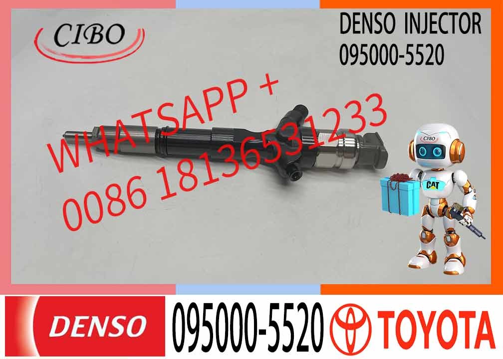 Excavator 095000-5930 095000-5520 095000-5440 095000-8290 095000-8220 Engine Common Rail Fuel Injector 095000-8560