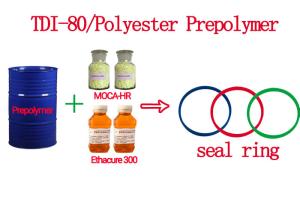 China Oil Resistant PU Oil Sealing Rings TDI/Polyester Polyurethane Prepolymer wholesale