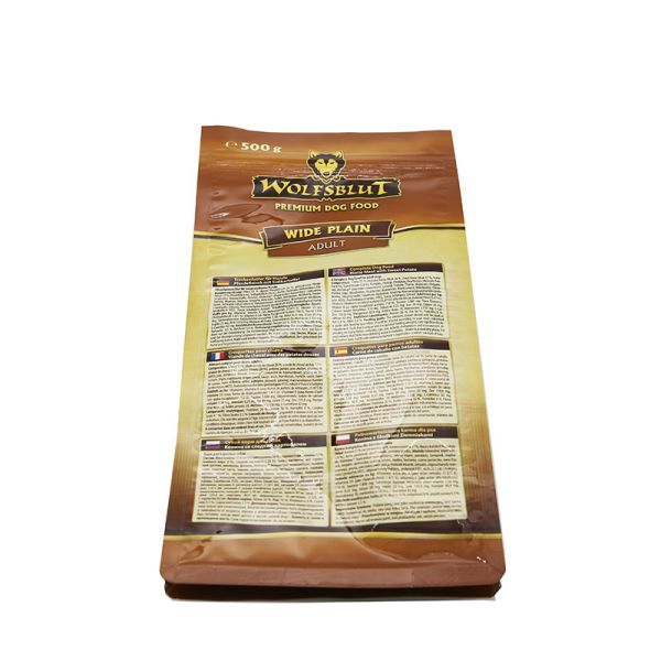 Glossy Matt Dog Food Packaging Bag 120 microns 10KG Aluminum Foil Plastic Bag With Zipper