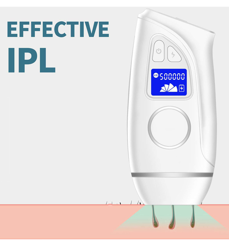 Justtide 530nm 1100nm 500000 Flashes Permanent IPL Hair Removal Device
