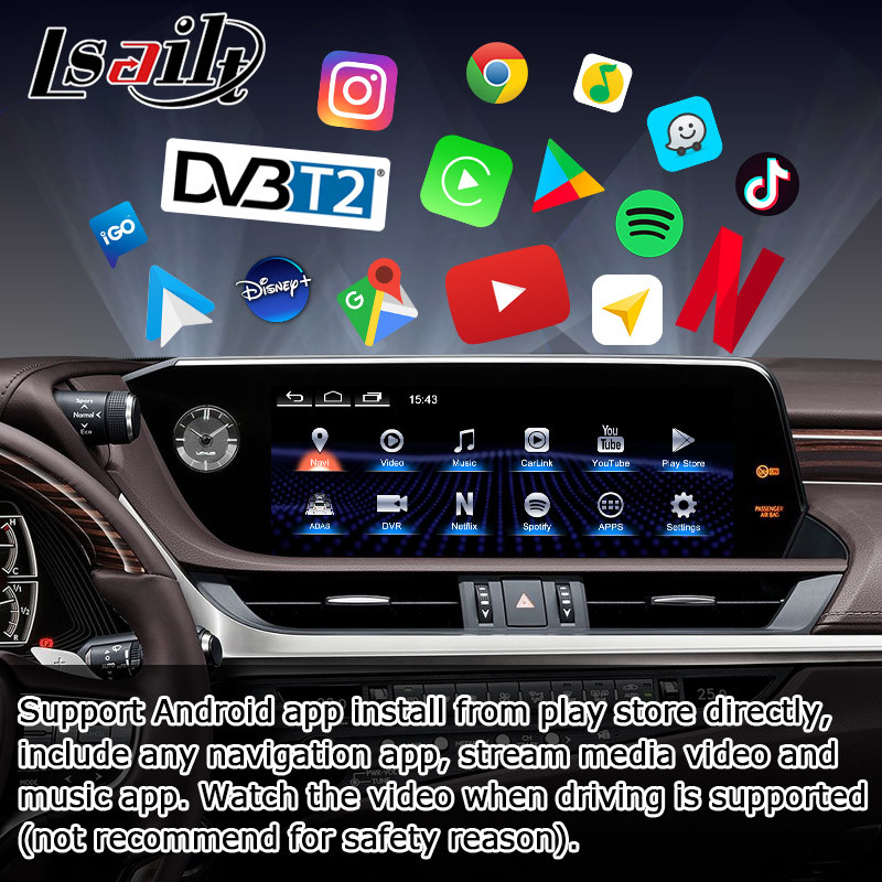 Lexus ES300h upgrade Touch Screen 12.3" Android Auto Carplay by Lsailt