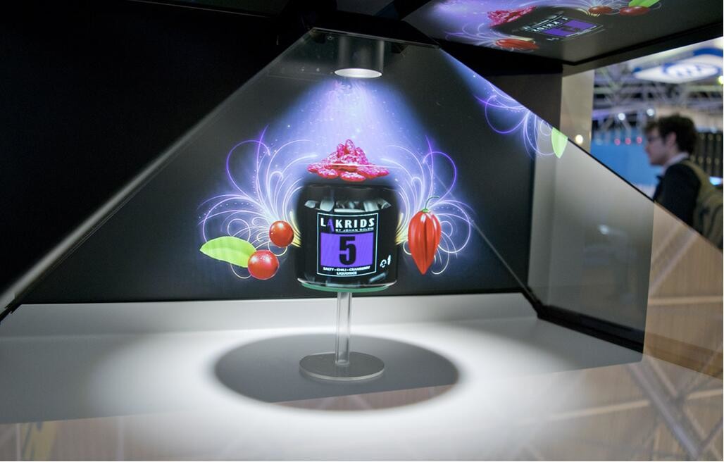 360 Hologram Advertising Display Showcase , Holobox For Retail Shop Or Exhibition