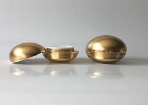 China Luxury Colorful Face Cream Containers Face Mask Jar 10ml 15ml 30ml Gold Ball Shape wholesale