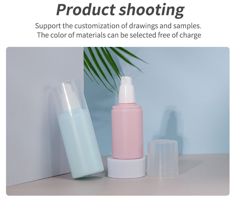100ml 120ml Refillable Bottles Square Plastic Cosmetic Spray Bottles With HDPE Collar