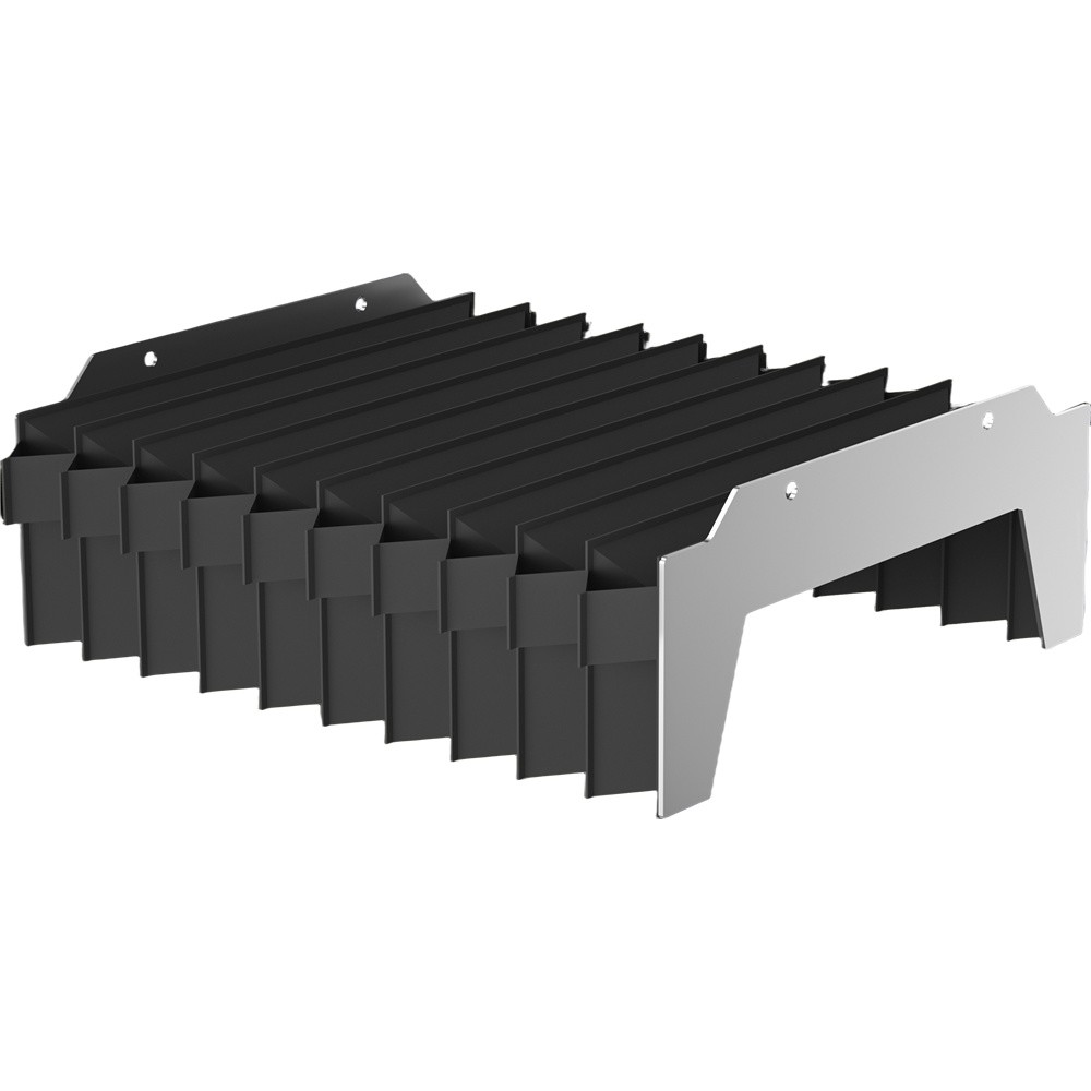 Accordion Linear Plastic Telescopic Slide Way Covers Machine Bellows Covers