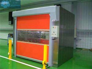 China Double Telecontroller 4000mm Width PVC Roller Shutter Doors wholesale