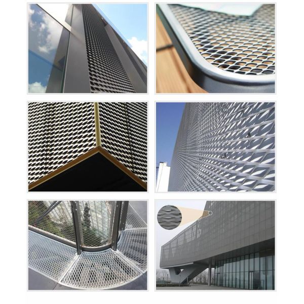 Honeycomb Flattened 11.15kg/M2 Weight Expanded Metal Mesh 4x8