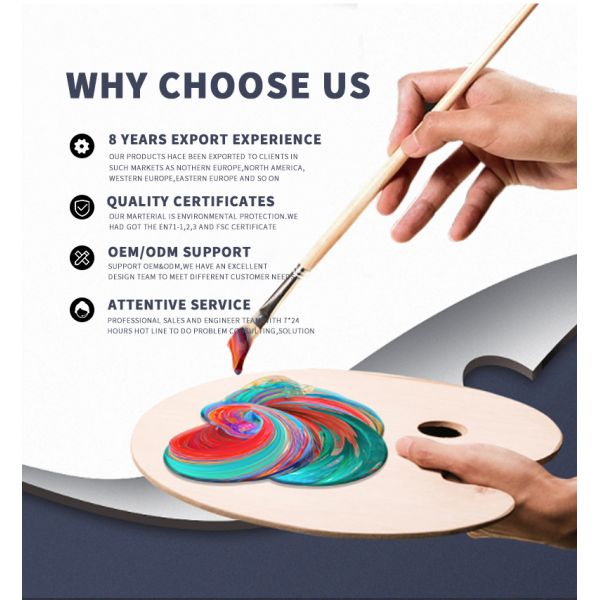 Blank White Stretched Canvas with Pine Wood Frame and Waterproof 280g Cotton Linen for Acrylic Oil Painting