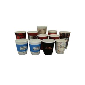 China Restaurant Embossing Disposable Paper Cup Bowl With Lids Custom wholesale