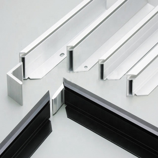 Lightweight Square Aluminium Solar Panel Frame Good Wear Resistance