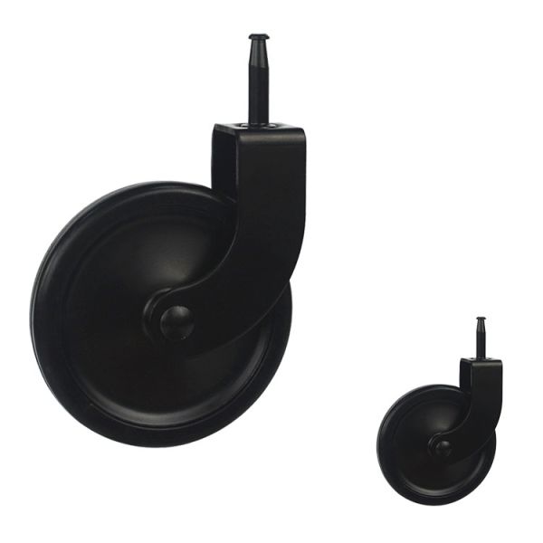 ISO9001 PP 44lbs Loading 75mm Trolley Wheels Heavy Duty