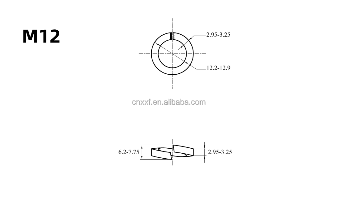 GB93 Standard NXF 2507 Flat Washer Duplex Stainless Steel Spring Washer for General Industry Performance Optimization