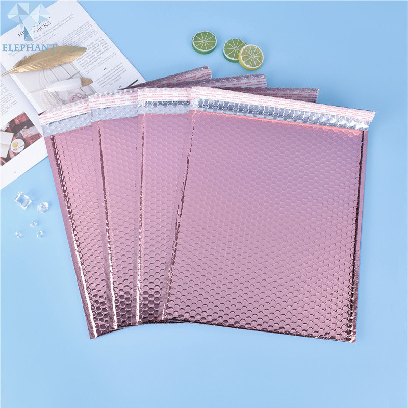 CMYK Color Poly Bubble Mailers 3-5mm Thickness Apparel Packaging